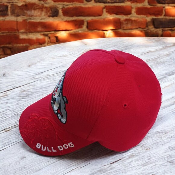 Santo Red Bulldog Baseball Cap NWOT – One Size, Velcro Adjustable, Unisex - Picture 4 of 10